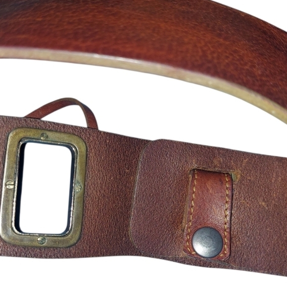 Vintage Juicy Couture Brown Leather Key Buckle Belt main image 7